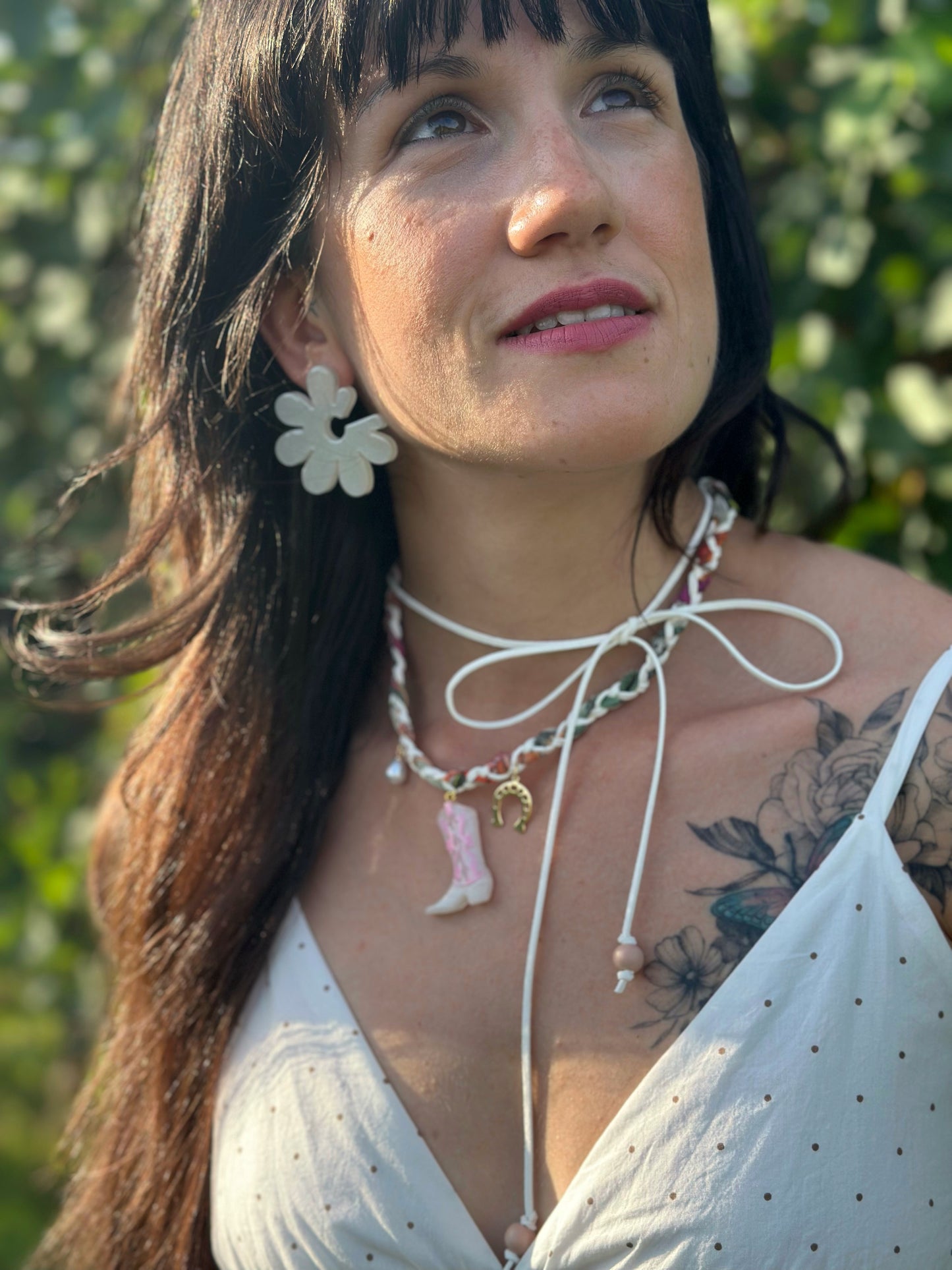 Texas necklace con cordino