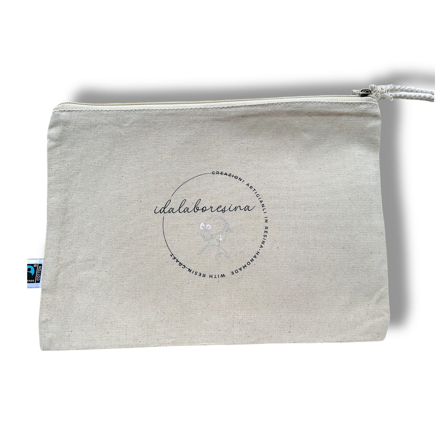 Pochette in cotone riciclato