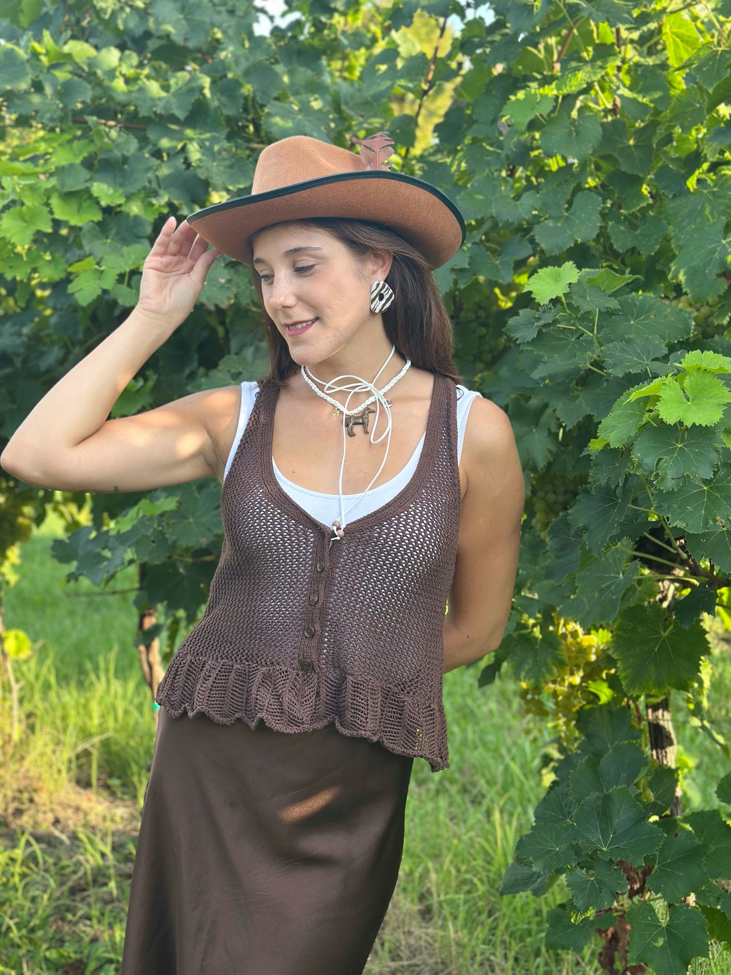 Texas necklace con cordino