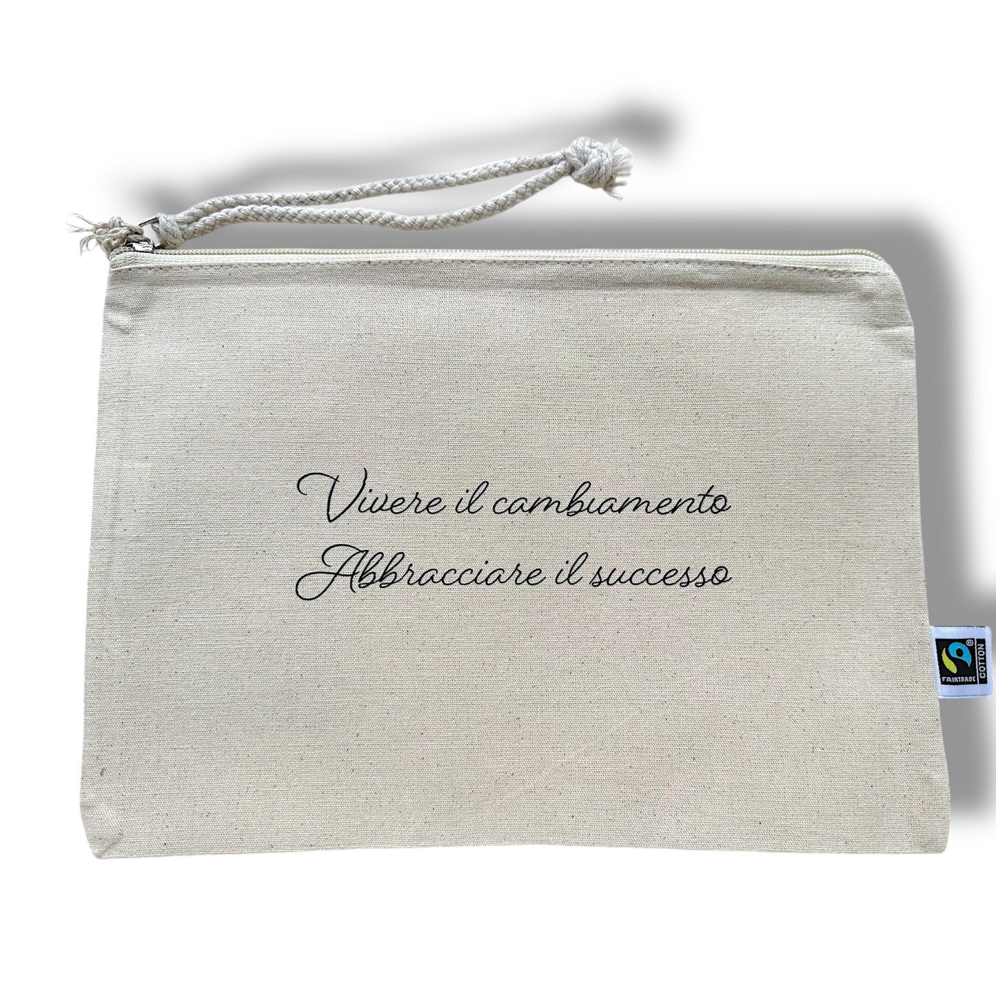 Pochette in cotone riciclato