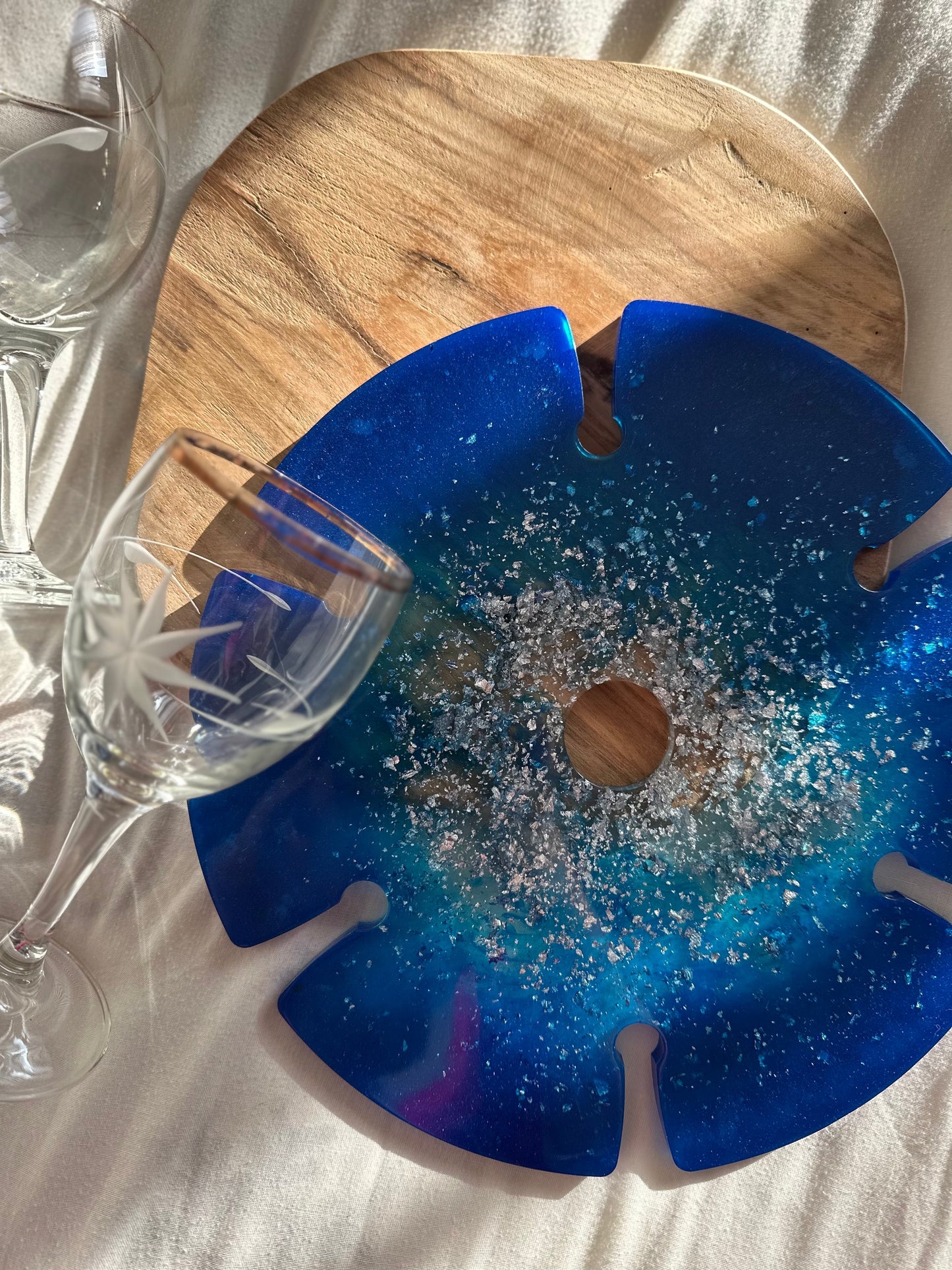 Set for six - glass holders